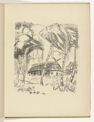 Max Pechstein. Untitled (plate, facing page 16) from Die Saml&auml;ndische Ode (The Samland Ode). 1918 (executed 1917)