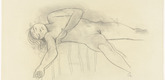 Karl Hofer. Reclining Nude. (c. 1948)