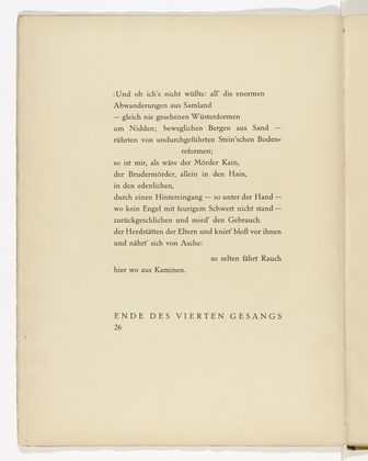Max Pechstein. Untitled (plate, facing page 26) from Die Saml&auml;ndische Ode (The Samland Ode). 1918 (executed 1917)