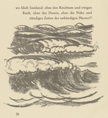 Max Pechstein. Untitled (in-text plate, page 28) from Die Saml&auml;ndische Ode (The Samland Ode). 1918 (executed 1917)