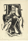 Christian Rohlfs. Return of the Prodigal Son (R&uuml;ckkehr des verlorenen Sohnes) from the annual portfolio of the Alliance for the Advancement of German Art (Verbindung zur F&ouml;rderung deutscher Kunst). (1916, published 1931)