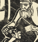 Christian Rohlfs. Return of the Prodigal Son (R&uuml;ckkehr des verlorenen Sohnes) from the annual portfolio of the Alliance for the Advancement of German Art (Verbindung zur F&ouml;rderung deutscher Kunst). (1916, published 1931)
