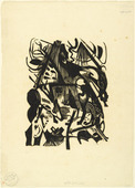 Franz Marc. Birth of the Wolves (Geburt der W&ouml;lfe). (1913)