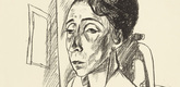 Max Beckmann. Portrait of the Dancer Sent M'Ahesa (Bildnis der T&auml;nzerin Sent M'Ahesa). (1921)