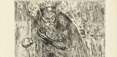 Wilhelm Lehmbruck. Macbeth V (annual print for the Association of the Friends of the Mar&eacute;es-Society). (1918, posthumously published 1920/21)