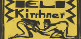 Erich Heckel. Kneeling Nudes (Kniende Akte) cover from the portfolio Br&uuml;cke 1910. (1910)