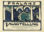 Vasily Kandinsky. Poster for the 1st Exhibition of the "Phalanx" (Plakat f&uuml;r die erste Ausstellung der "Phalanx"). (1901)