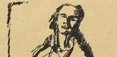 Wilhelm Schmid. Singer (S&auml;ngerin) (plate, preceding p. 65) from the periodical Das Kunstblatt, vol. 1, no. 3 (Mar 1917). 1917