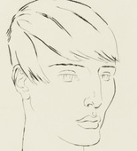 Ren&eacute;e Sintenis. Self-Portrait (Selbstportr&auml;t). (1925)