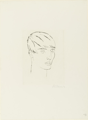 Ren&eacute;e Sintenis. Self-Portrait (Selbstportr&auml;t). (1925)