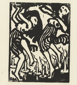 Emil Nolde. Candle Dancers (Kerzent&auml;nzerinnen). (1917)