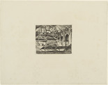 Paul Adolf Seehaus. Bridge (Br&uuml;cke) (plate, loose leaf) from the periodical Das Kunstblatt, vol. 2, no. 10 (Oct 1918). 1918 (executed 1917)