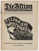 Conrad Felixm&uuml;ller. Die Aktion, vol. 10, no. 17/18. May 1, 1920
