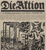 Conrad Felixm&uuml;ller, Heinrich Zernack, Franz Wilhelm Seiwert. Die Aktion, vol. 10, no. 51/52. December 25, 1920
