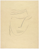 Alexei Jawlensky. Head III (Kopf III) from the portfolio Heads (K&ouml;pfe). (1922)