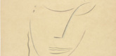 Alexei Jawlensky. Head III (Kopf III) from the portfolio Heads (K&ouml;pfe). (1922)