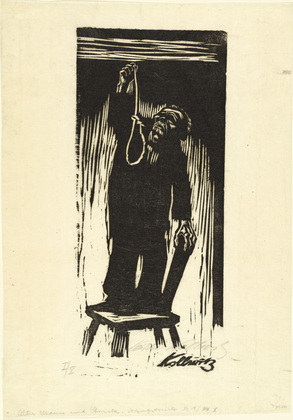 K&auml;the Kollwitz. The Last Thing (Das Letzte). (1924)