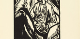 Erich Heckel. Sick Girl (Krankes M&auml;dchen) (plate 19) from the illustrated book Deutsche Graphiker der Gegenwart (German Printmakers of Our Time). 1920 (print executed 1913)