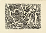Ernst Barlach. The Divine Beggar (Der g&ouml;ttliche Bettler) from The Transformations of God (Die Wandlungen Gottes). (1922, executed 1920-21)