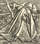 Ernst Barlach. The Divine Beggar (Der g&ouml;ttliche Bettler) from The Transformations of God (Die Wandlungen Gottes). (1922, executed 1920-21)