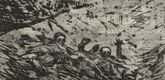 Otto Dix. Buried Alive (January 1916, Champagne) [Versch&uuml;ttete (Januar 1916, Champagne)]  from The War (Der Krieg). (1924)