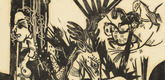 Heinrich Campendonk. Seated Girl with Stag (Sitzendes M&auml;dchen mit Hirsch). (1916)