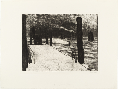 Emil Nolde. Hamburg, Pier (Hamburg, Landungsbr&uuml;cke). (1910)