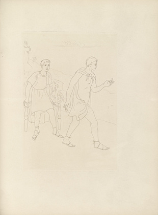 Othon Coubine (or Otakar Kubin). Untitled (plate, folio 19) from Ten Sonnets. 1924