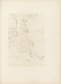 Othon Coubine (or Otakar Kubin). Untitled (plate, folio 23) from Ten Sonnets. 1924