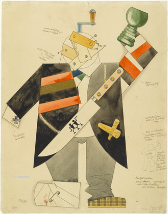 George Grosz. Methusalem. Costume design for the play Methusalem. (1922)