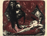 Ernst Ludwig Kirchner. The Murderer (Der M&ouml;rder). 1914