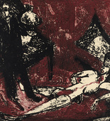 Ernst Ludwig Kirchner. The Murderer (Der M&ouml;rder). 1914