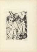 Max Beckmann. Die F&uuml;rstin (The Duchess). 1918