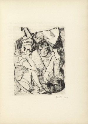 Max Beckmann. Die F&uuml;rstin (The Duchess). 1918