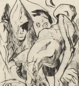 Max Beckmann. Plate (facing page 28) from Die F&uuml;rstin (The Duchess). 1918