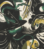 Franz Marc. Genesis II (Sch&ouml;pfungsgeschichte II) from The First Portfolio (Die erste Mappe). (1914, posthumously printed and published 1921)