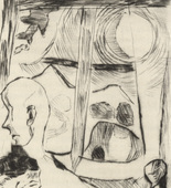 Max Beckmann. Plate (facing page 54) from Die F&uuml;rstin (The Duchess). 1918