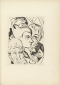 Max Beckmann. Plate (facing page 60) from Die F&uuml;rstin (The Duchess). 1918