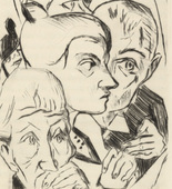 Max Beckmann. Plate (facing page 60) from Die F&uuml;rstin (The Duchess). 1918