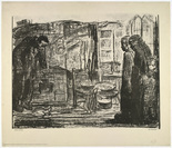 K&auml;the Kollwitz. The Homecoming (Die Heimkehr) [Poster for the Gro&szlig; Berliner Arbeitsgemeinschaft f&uuml;r alkoholfreie Jugenderziehung (Working Committee of Greater Berlin for the Alcohol-Free Upbringing of Youth)]. (c. 1927)