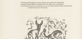Richard Seewald. Deer (Rehzwillinge) (tailpiece, page 2) from the periodical M&uuml;nchner Bl&auml;tter f&uuml;r Dichtung und Graphik, vol. 1, no. 1 (January 1919). 1919