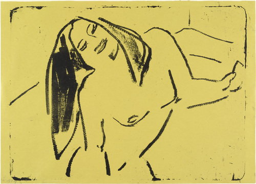 Ernst Ludwig Kirchner. Hannah Dancing (Hannah tanzend). (1910)