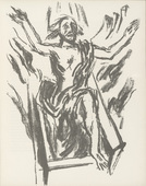 Karl Caspar. Untitled (plate, page 7) from the periodical M&uuml;nchner Bl&auml;tter f&uuml;r Dichtung und Graphik, vol. 1, no. 1 (January 1919). 1919 (print executed in 1917)
