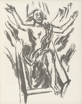 Karl Caspar. Untitled (plate, page 7) from the periodical M&uuml;nchner Bl&auml;tter f&uuml;r Dichtung und Graphik, vol. 1, no. 1 (January 1919). 1919 (print executed in 1917)