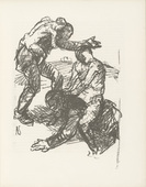 Adolf Ferdinand Schinnerer. Untitled (plate, page 11) from the periodical M&uuml;nchner Bl&auml;tter f&uuml;r Dichtung und Graphik, vol. 1, no. 1 (January 1919). 1919