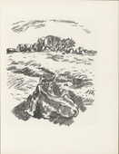 Ren&eacute; Beeh. Untitled (plate, page 23) from the periodical M&uuml;nchner Bl&auml;tter f&uuml;r Dichtung und Graphik, vol. 1, no. 2 (February 1919). 1919