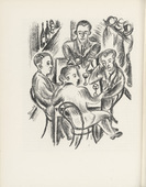 Max Unold. Untitled (plate, page 30) from the periodical M&uuml;nchner Bl&auml;tter f&uuml;r Dichtung und Graphik, vol. 1, no. 2 (February 1919). 1919
