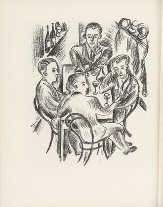 Max Unold. Untitled (plate, page 30) from the periodical M&uuml;nchner Bl&auml;tter f&uuml;r Dichtung und Graphik, vol. 1, no. 2 (February 1919). 1919