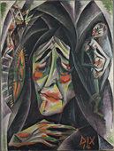 Otto Dix. The Nun. 1914