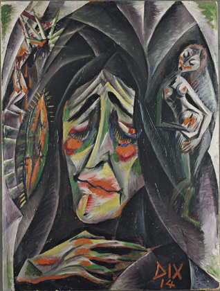 Otto Dix. The Nun. 1914